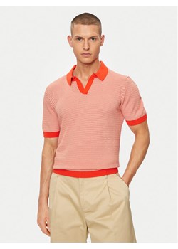 United Colors Of Benetton Polo 1094K3014 Czerwony Regular Fit ze sklepu MODIVO w kategorii T-shirty męskie - zdjęcie 182621943