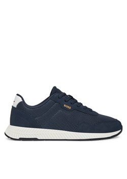 BOSS Sneakersy Titanium 50541882 Granatowy ze sklepu MODIVO w kategorii Buty sportowe męskie - zdjęcie 182622033