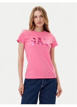 Gap T-Shirt 776775-04 Różowy Regular Fit ze sklepu MODIVO w kategorii Bluzki damskie - zdjęcie 182622053