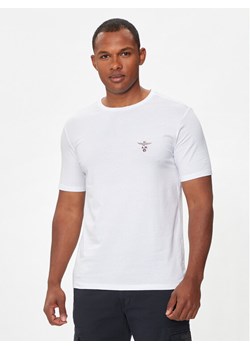 Aeronautica Militare T-Shirt AM1UTI001 Biały Regular Fit ze sklepu MODIVO w kategorii T-shirty męskie - zdjęcie 182622091
