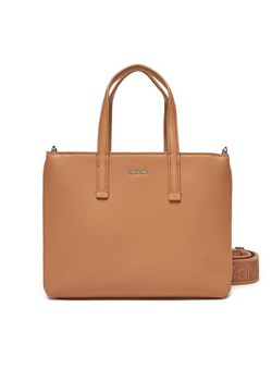 Calvin Klein Torebka K60K612904 Brązowy ze sklepu MODIVO w kategorii Torebki damskie - zdjęcie 182622132