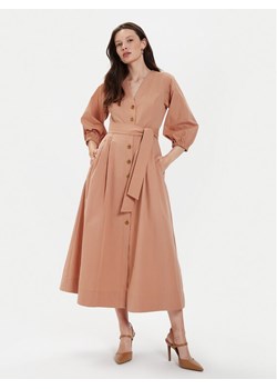 TWINSET Sukienka koszulowa 241TT2051 Pomarańczowy Loose Fit ze sklepu MODIVO w kategorii Sukienki - zdjęcie 182622244