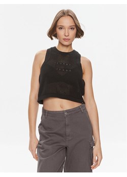 Tommy Jeans Top DW0DW18336 Czarny Regular Fit ze sklepu MODIVO w kategorii Bluzki damskie - zdjęcie 182622341
