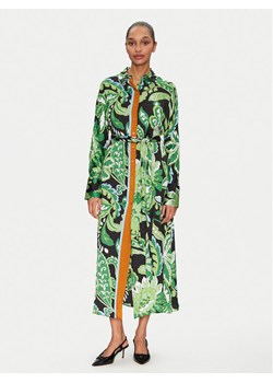 Lola Casademunt by Maite Sukienka koszulowa MS2516019 Zielony Regular Fit ze sklepu MODIVO w kategorii Sukienki - zdjęcie 182622372