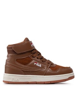 Fila Sneakersy Arcade Velcro Mid FFK0080.70012 Brązowy ze sklepu MODIVO w kategorii Buty sportowe dziecięce - zdjęcie 182622501
