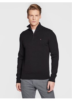 Tommy Hilfiger Sweter Pima MW0MW28049 Czarny Regular Fit ze sklepu MODIVO w kategorii Swetry męskie - zdjęcie 182622552