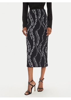 Versace Jeans Couture Spódnica midi 77HAE8B6 Czarny Regular Fit ze sklepu MODIVO w kategorii Spódnice - zdjęcie 182622583