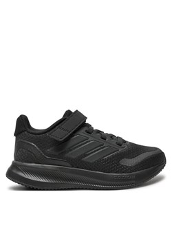 adidas Sneakersy Runfalcon 5 IE8573 Czarny ze sklepu MODIVO w kategorii Buty sportowe dziecięce - zdjęcie 182622612