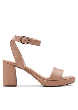 Clarks Sandały AmbyrLyn Bay 26177009 Beżowy ze sklepu MODIVO w kategorii Sandały damskie - zdjęcie 182622664
