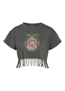 Noisy May T-Shirt Gaby 27033386 Szary Regular Fit ze sklepu MODIVO w kategorii Bluzki damskie - zdjęcie 182622721