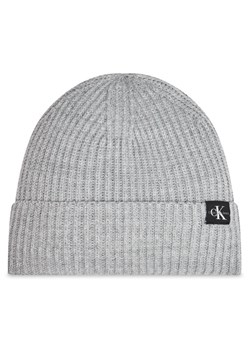 Calvin Klein Jeans Czapka Monogram IU0IU00440 Szary ze sklepu MODIVO w kategorii Czapki dziecięce - zdjęcie 182622843