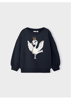 NAME IT Bluza 13218917 Granatowy Box Fit ze sklepu MODIVO w kategorii Bluzy dziewczęce - zdjęcie 182622850
