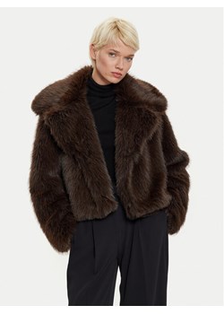 Haveone Futro KLA-M016 Brązowy Loose Fit ze sklepu MODIVO w kategorii Futra damskie - zdjęcie 182622901