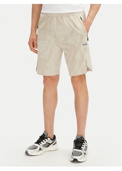 BOSS Szorty sportowe Hecon Desert Active 50537740 Beżowy Regular Fit ze sklepu MODIVO w kategorii Spodenki męskie - zdjęcie 182623214