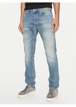 Replay Jeansy M1008P.000.727744R Niebieski Slim Fit ze sklepu MODIVO w kategorii Jeansy męskie - zdjęcie 182623252
