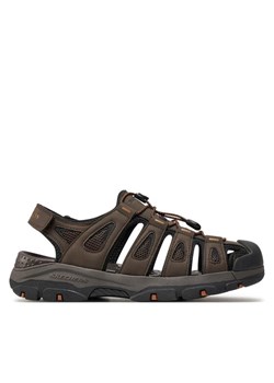 Skechers Sandały Tresmen-Outseen 204111/CHOC Brązowy ze sklepu MODIVO w kategorii Sandały męskie - zdjęcie 182623281