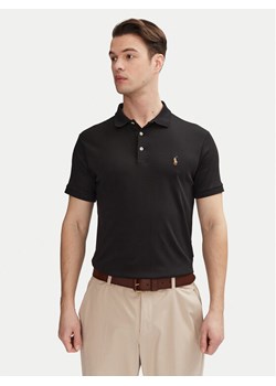 Polo Ralph Lauren Polo Ssl-Knt 710685514002 Czarny Slim Fit ze sklepu MODIVO w kategorii T-shirty męskie - zdjęcie 182623372