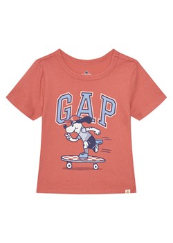 Gap T-Shirt 738060-00 Koralowy Regular Fit ze sklepu MODIVO w kategorii T-shirty chłopięce - zdjęcie 182623441