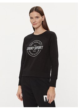 DKNY Sport Bluza DP3T9561 Czarny Regular Fit ze sklepu MODIVO w kategorii Bluzy damskie - zdjęcie 182623474