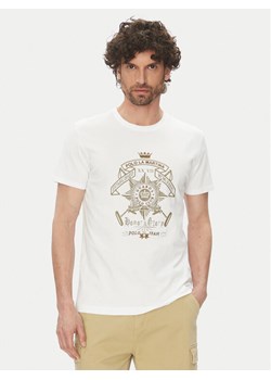 La Martina T-Shirt Aloysius MARG30 JS206 Biały Regular Fit ze sklepu MODIVO w kategorii T-shirty męskie - zdjęcie 182623530