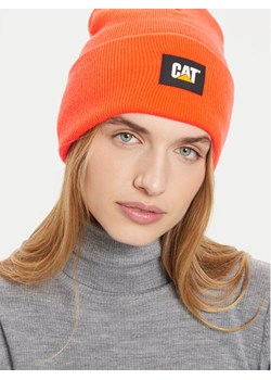 CATerpillar Czapka Label Cuff 1090026 Pomarańczowy ze sklepu MODIVO w kategorii Czapki zimowe damskie - zdjęcie 182623552