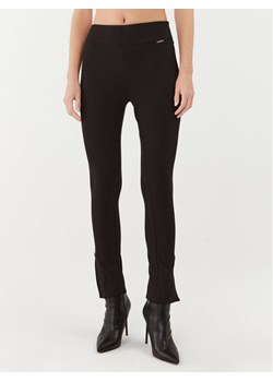 Liu Jo Spodnie materiałowe MF3100 J9189 Czarny Slim Fit ze sklepu MODIVO w kategorii Spodnie damskie - zdjęcie 182623620