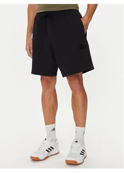 adidas Szorty sportowe ALL SZN French IX1247 Czarny Regular Fit ze sklepu MODIVO w kategorii Spodenki męskie - zdjęcie 182623654