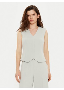 Calvin Klein Kamizelka garniturowa K20K208017 Szary Slim Fit ze sklepu MODIVO w kategorii Kamizelki damskie - zdjęcie 182623664
