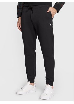 Polo Ralph Lauren Spodnie dresowe 710888283 Czarny Regular Fit ze sklepu MODIVO w kategorii Spodnie męskie - zdjęcie 182623672