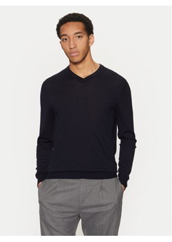 Guess Sweter M5RR37 Z3LZ0 Granatowy Regular Fit ze sklepu MODIVO w kategorii Swetry męskie - zdjęcie 182623714