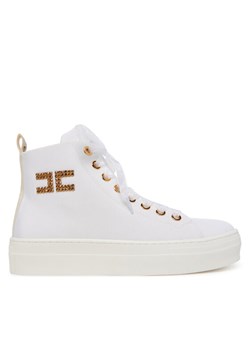 Elisabetta Franchi Sneakersy F4-A9E-0243 Biały ze sklepu MODIVO w kategorii Buty sportowe damskie - zdjęcie 182623744