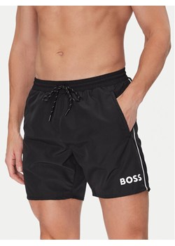 BOSS Szorty kąpielowe Starfish 50514429 Czarny Regular Fit ze sklepu MODIVO w kategorii Kąpielówki - zdjęcie 182623790