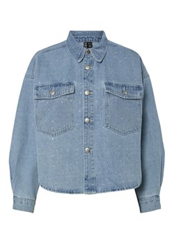 Pieces Kurtka jeansowa Tamra 17157410 Niebieski Regular Fit - id: 0000305044921 - marki Pieces - 182623822 Pieces Kurtka jeansowa Tamra 17157410 Niebieski Regular Fit ze sklepu MODIVO w kategorii Kurtki damskie - zdjęcie 182623822