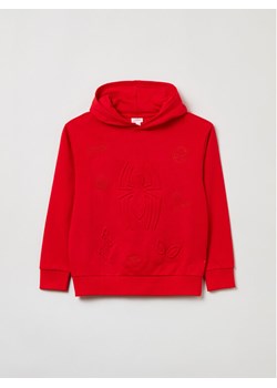 OVS Bluza SPIDER-MAN 1706195 Czerwony Regular Fit ze sklepu MODIVO w kategorii Bluzy chłopięce - zdjęcie 182623890