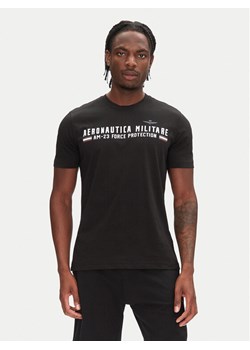 Aeronautica Militare T-Shirt 251TS1942J538 Czarny Regular Fit ze sklepu MODIVO w kategorii T-shirty męskie - zdjęcie 182623903