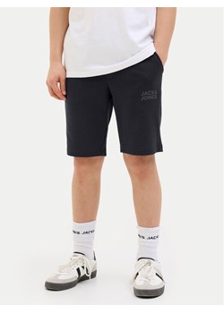 Jack&Jones Junior Szorty sportowe New Soft 12204818 Czarny Slim Fit ze sklepu MODIVO w kategorii Spodenki chłopięce - zdjęcie 182623933