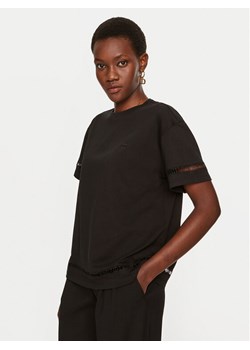 TWINSET T-Shirt 242TP2501 Czarny Regular Fit ze sklepu MODIVO w kategorii Bluzki damskie - zdjęcie 182623992