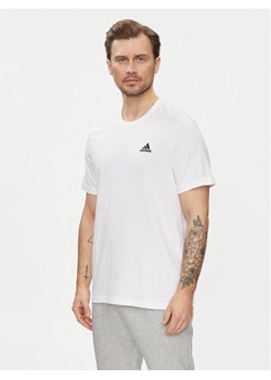 adidas T-Shirt Essentials Single Jersey Embroidered Small Logo T-Shirt IC9286 Biały Regular Fit ze sklepu MODIVO w kategorii T-shirty męskie - zdjęcie 182624002