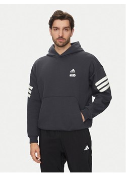 adidas Bluza Star Wars The Mandalorian™ JI5720 Szary Regular Fit ze sklepu MODIVO w kategorii Bluzy męskie - zdjęcie 182624003