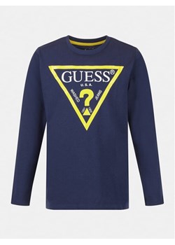 Guess Bluzka L84I29 K8HM0 Granatowy Regular Fit ze sklepu MODIVO w kategorii T-shirty chłopięce - zdjęcie 182624150