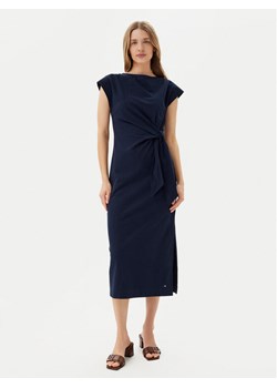 Tommy Hilfiger Sukienka codzienna WW0WW45159 Granatowy Regular Fit ze sklepu MODIVO w kategorii Sukienki - zdjęcie 182624192