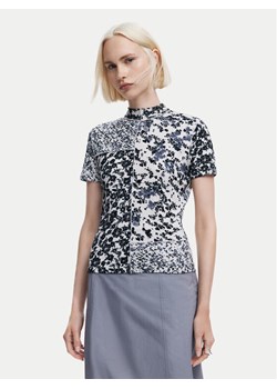 Desigual Bluzka Patchy 24WWTK99 Czarny Slim Fit ze sklepu MODIVO w kategorii Bluzki damskie - zdjęcie 182624211