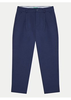 United Colors Of Benetton Spodnie materiałowe 4EOMCF03N Granatowy Regular Fit ze sklepu MODIVO w kategorii Spodnie chłopięce - zdjęcie 182624301