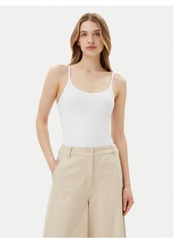 LAUREN RALPH LAUREN Top 4L0186 Écru Slim Fit ze sklepu MODIVO w kategorii Bluzki damskie - zdjęcie 182624302
