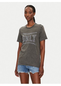 ONLY T-Shirt Lucy 15332190 Czarny Regular Fit ze sklepu MODIVO w kategorii Bluzki damskie - zdjęcie 182624383