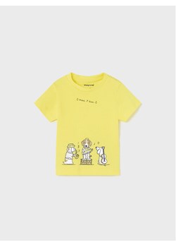 Mayoral T-Shirt 1017 Żółty Regular Fit ze sklepu MODIVO w kategorii Koszulki niemowlęce - zdjęcie 182624510