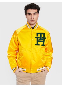 Tommy Hilfiger Kurtka bomber Varsity MW0MW29017 Żółty Regular Fit ze sklepu MODIVO w kategorii Kurtki męskie - zdjęcie 182624642