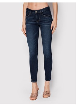 Guess Jeansy Annette W2YA99 D4Q03 Granatowy Skinny Fit ze sklepu MODIVO w kategorii Jeansy damskie - zdjęcie 182624662