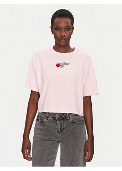 Converse T-Shirt Thorned 10028306-A03 Różowy Oversize ze sklepu MODIVO w kategorii Bluzki damskie - zdjęcie 182624761