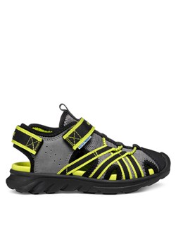 Geox Sandały J Airadyum Bo J55F1A 1454 C0666 D Szary ze sklepu MODIVO w kategorii Sandały dziecięce - zdjęcie 182624780